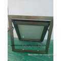 Standard Size Frosted Glass Aluminum Bathroom Window
